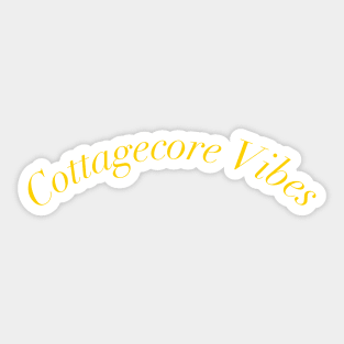 Cottagecore Vibe Aesthetic Sticker